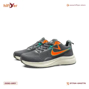 25063-Grey Lightweight Running Sports Comfortable Sneaker