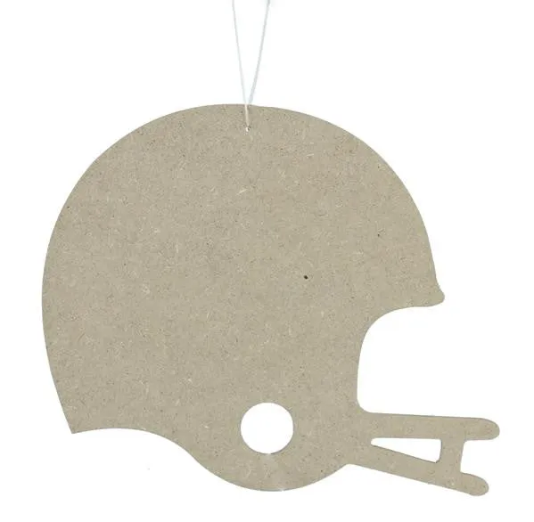 5" Wooden Football Helmet Cutout