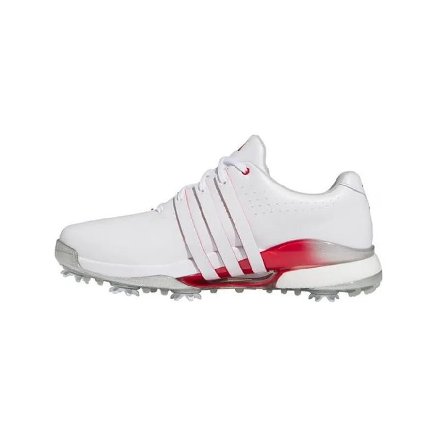 Adidas Tour360 24 Golf Shoes - White/Red