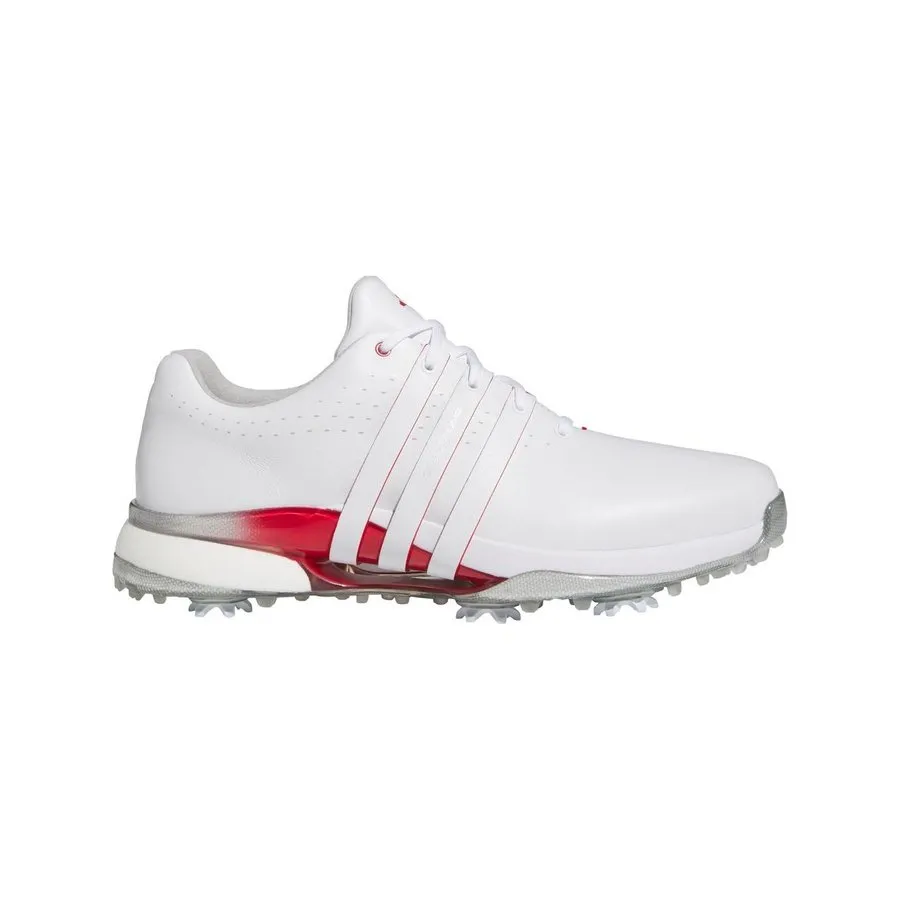 Adidas Tour360 24 Golf Shoes - White/Red