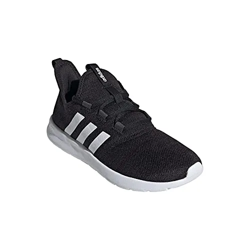 adidas Women's Cloudfoam Pure 2.0 Running Shoes, Black/White/Carbon, 6.5