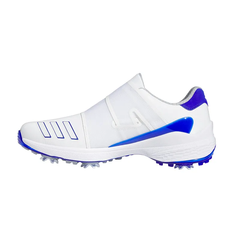 ADIDAS ZG23 BOA Men's Spiked Shoes (White/Blue/Silver)