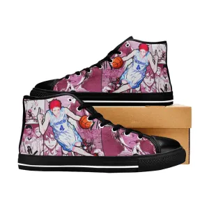 Akashi Rakuzan Kuroko Basketball Shoes High Tops Sneakers for Kids and Adults