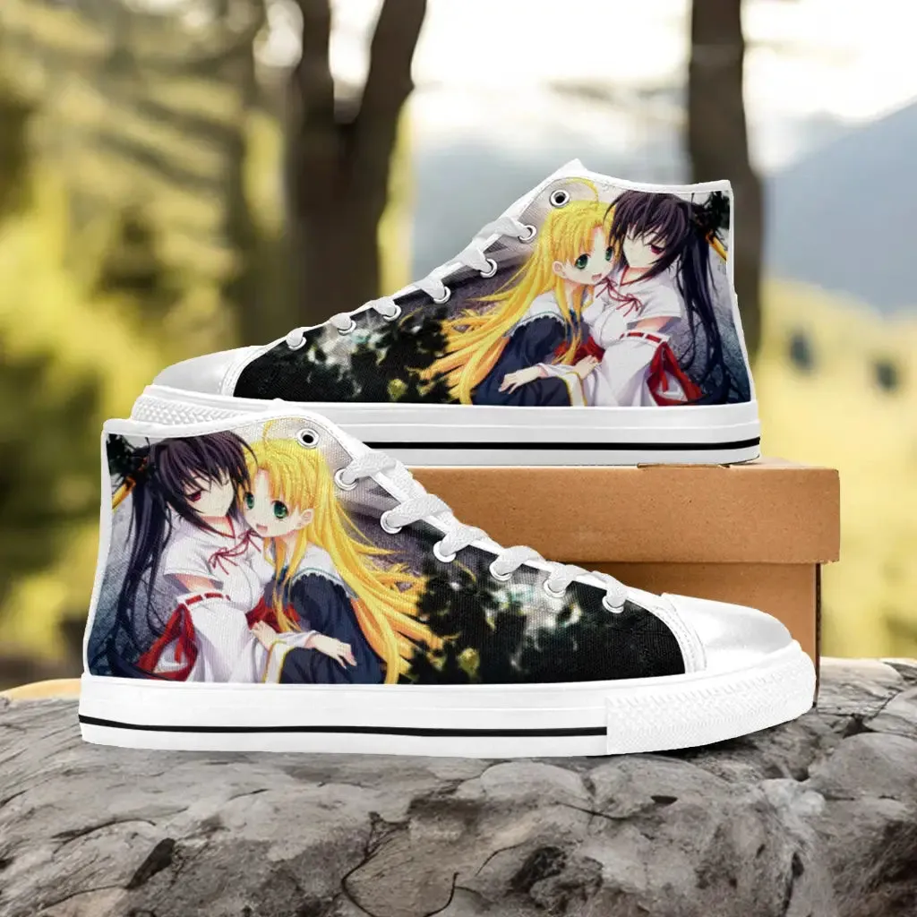 Akeno Himejima Asia Argento High School DxD Shoes High Top Sneakers for Kids and Adults