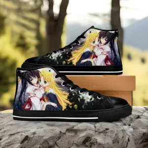 Akeno Himejima Asia Argento High School DxD Shoes High Top Sneakers for Kids and Adults