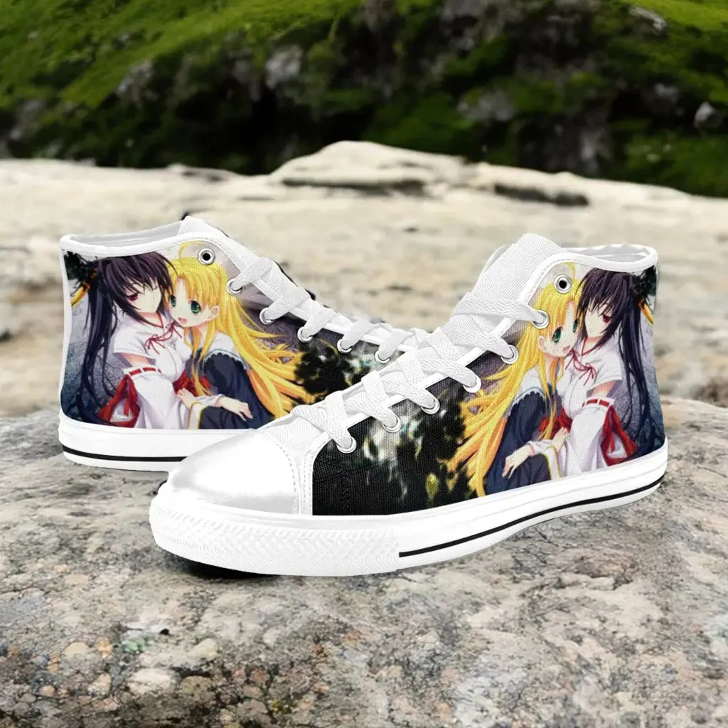 Akeno Himejima Asia Argento High School DxD Shoes High Top Sneakers for Kids and Adults