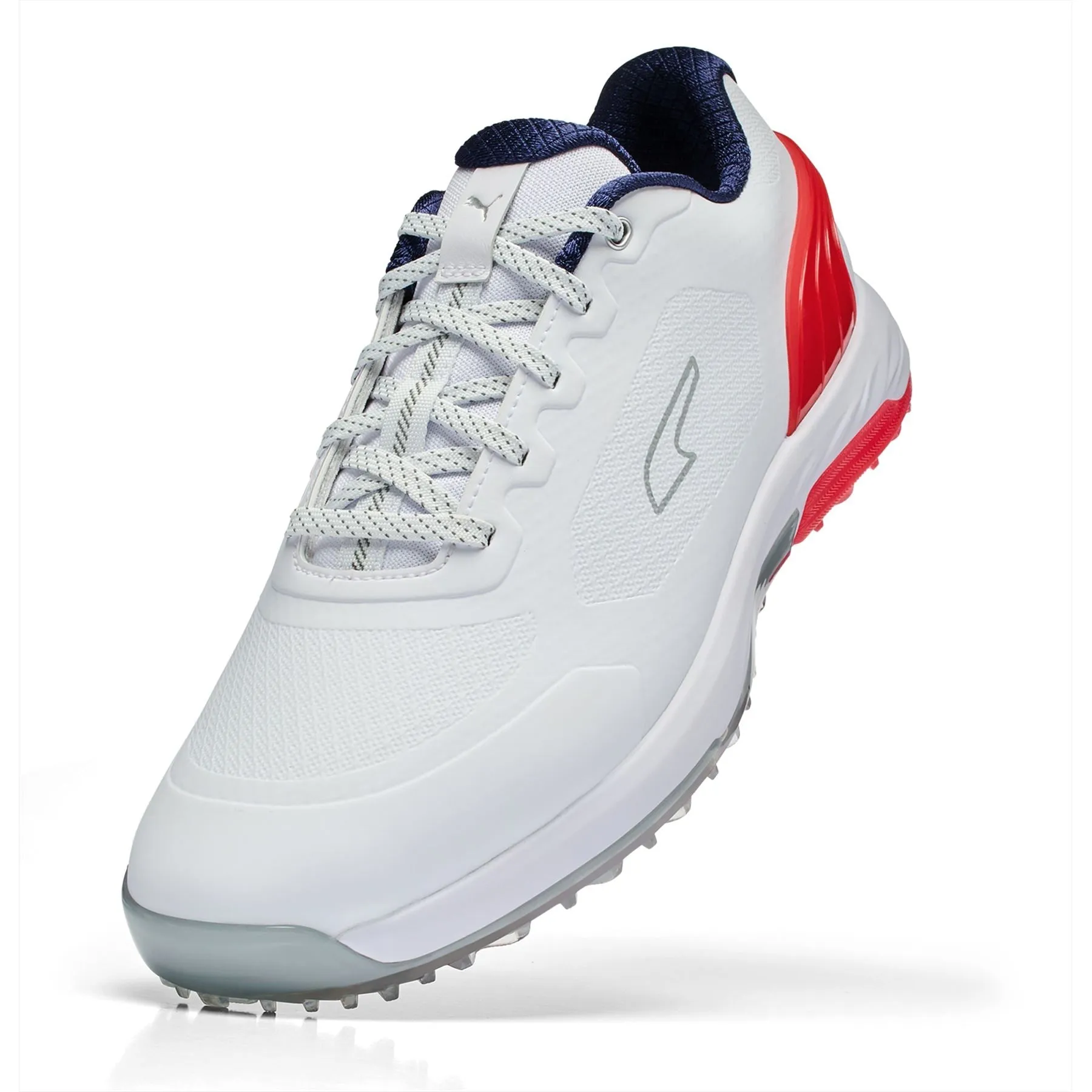 Alphacat Nitro Golf Shoe White/Red/Blue - SS24