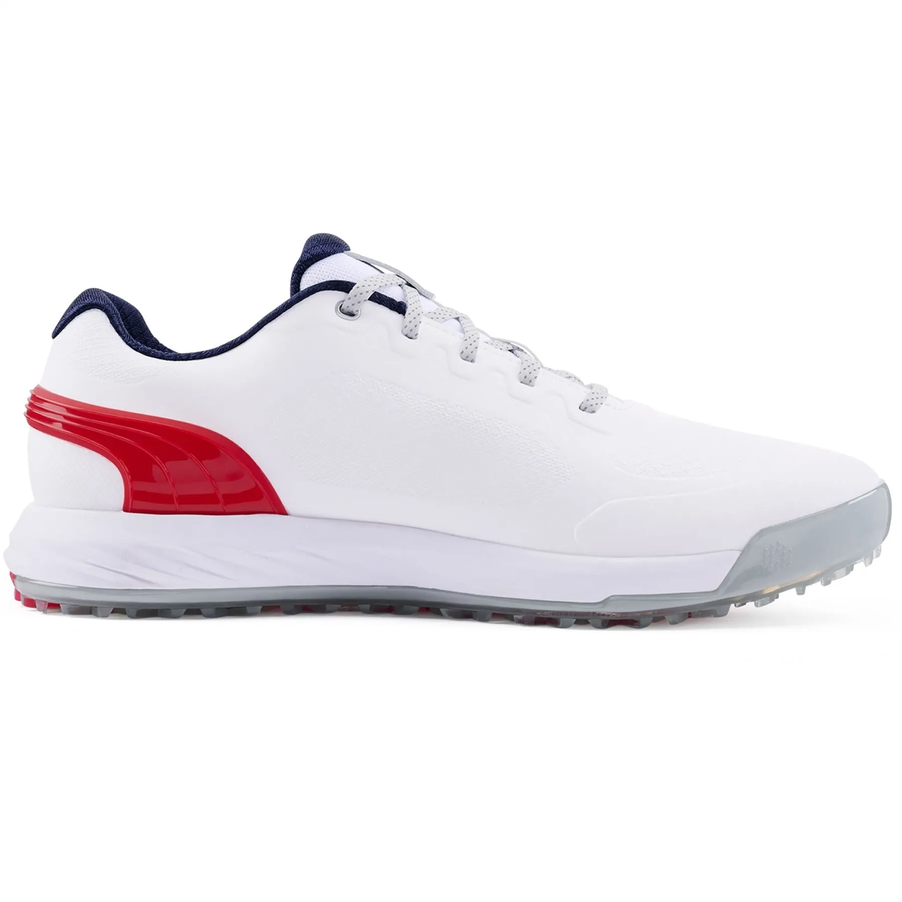 Alphacat Nitro Golf Shoe White/Red/Blue - SS24