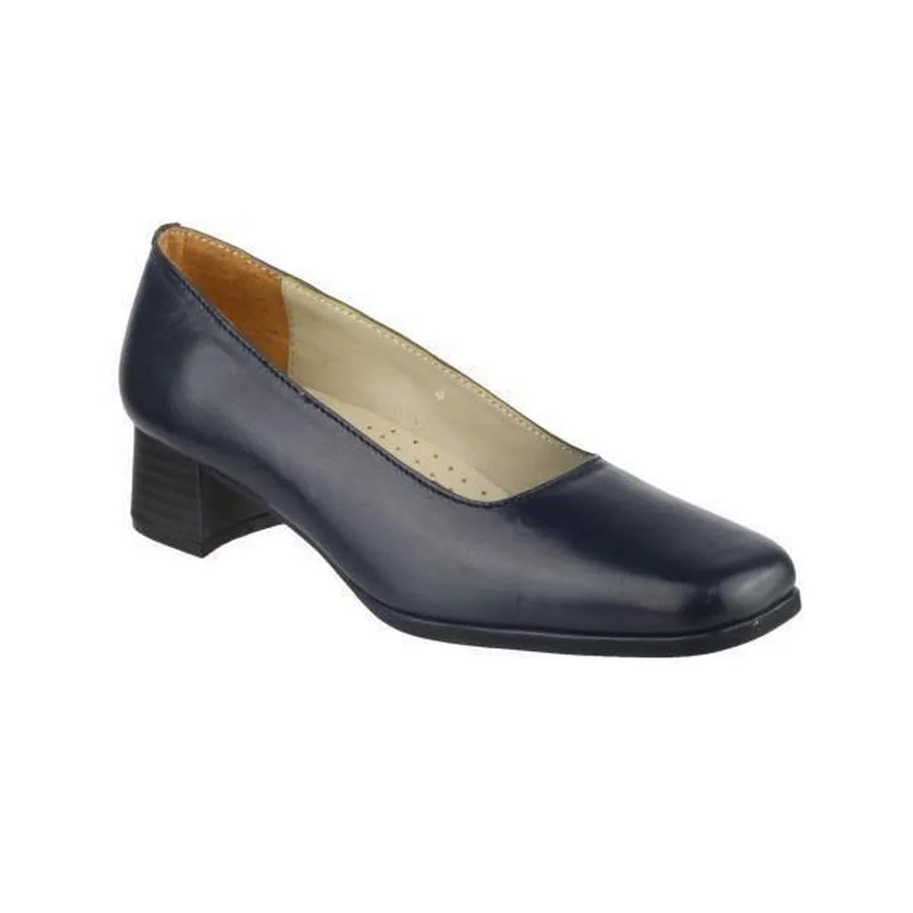 Amblers Walford Ladies Leather Court / Womens Shoes