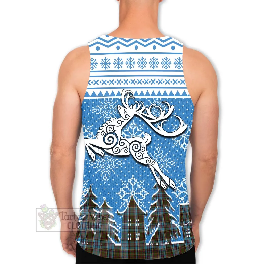 Anderson Clan Christmas Men's Tank Top Celtic Reindeer Style