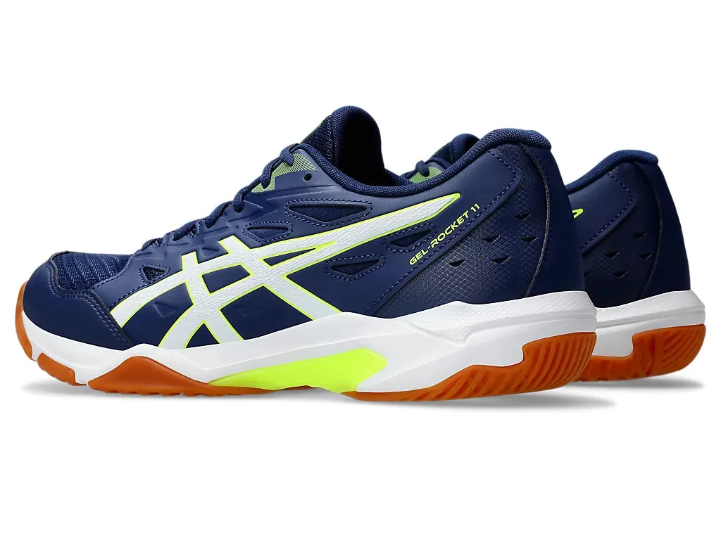 Asics Gel-Rocket 11 Men Blue Expanse/Safety Yellow