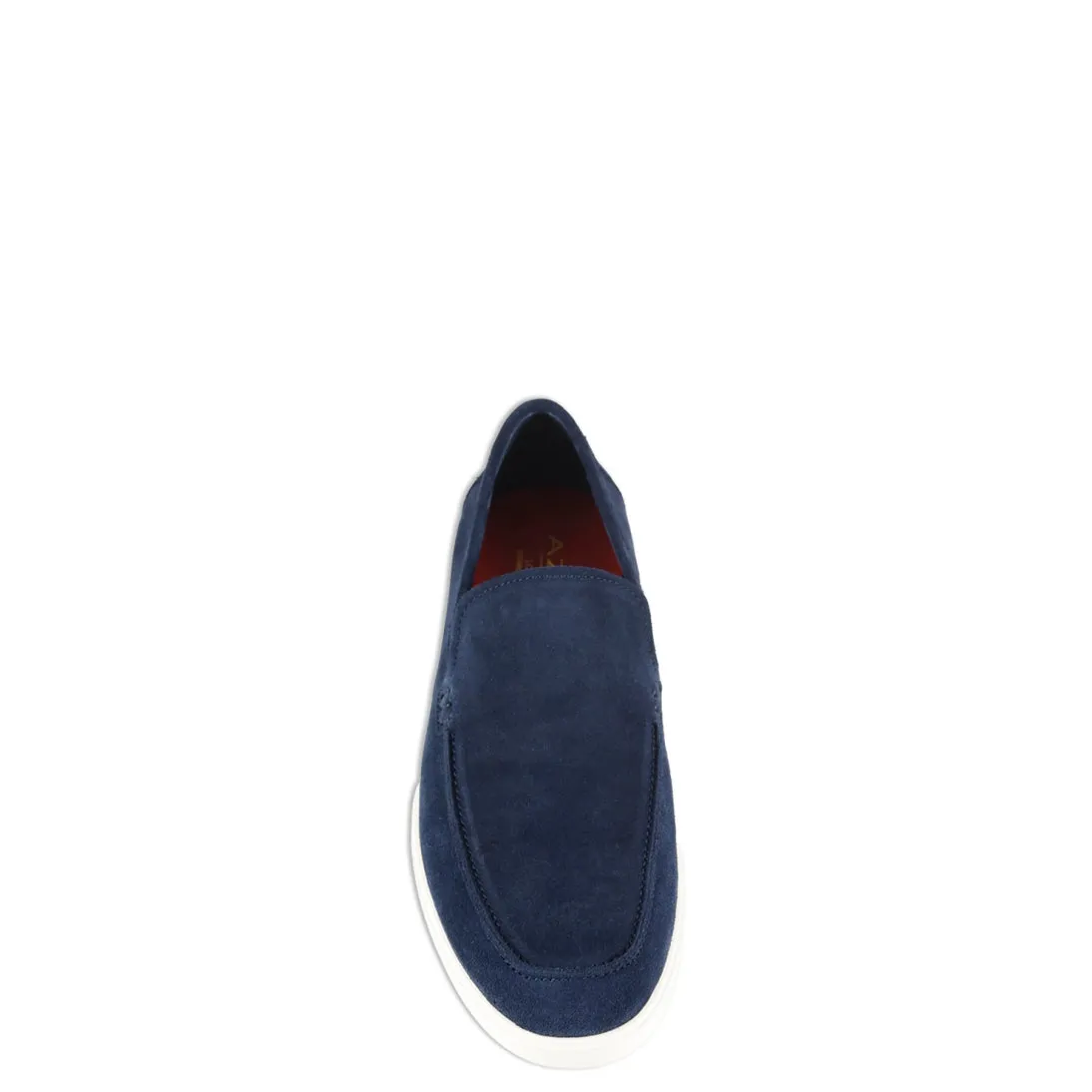 AZOR LA MODE Savona Mens Suede Leather Loafers ZM3903 Navy