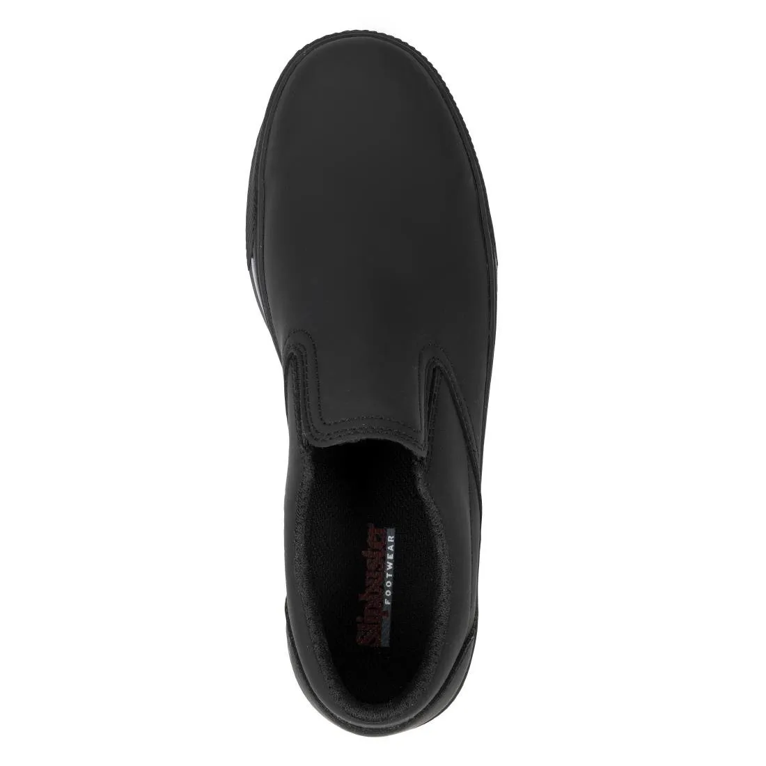 BA062-46 Slipbuster Recycled Microfibre Slip-on Shoe Matte Black 46