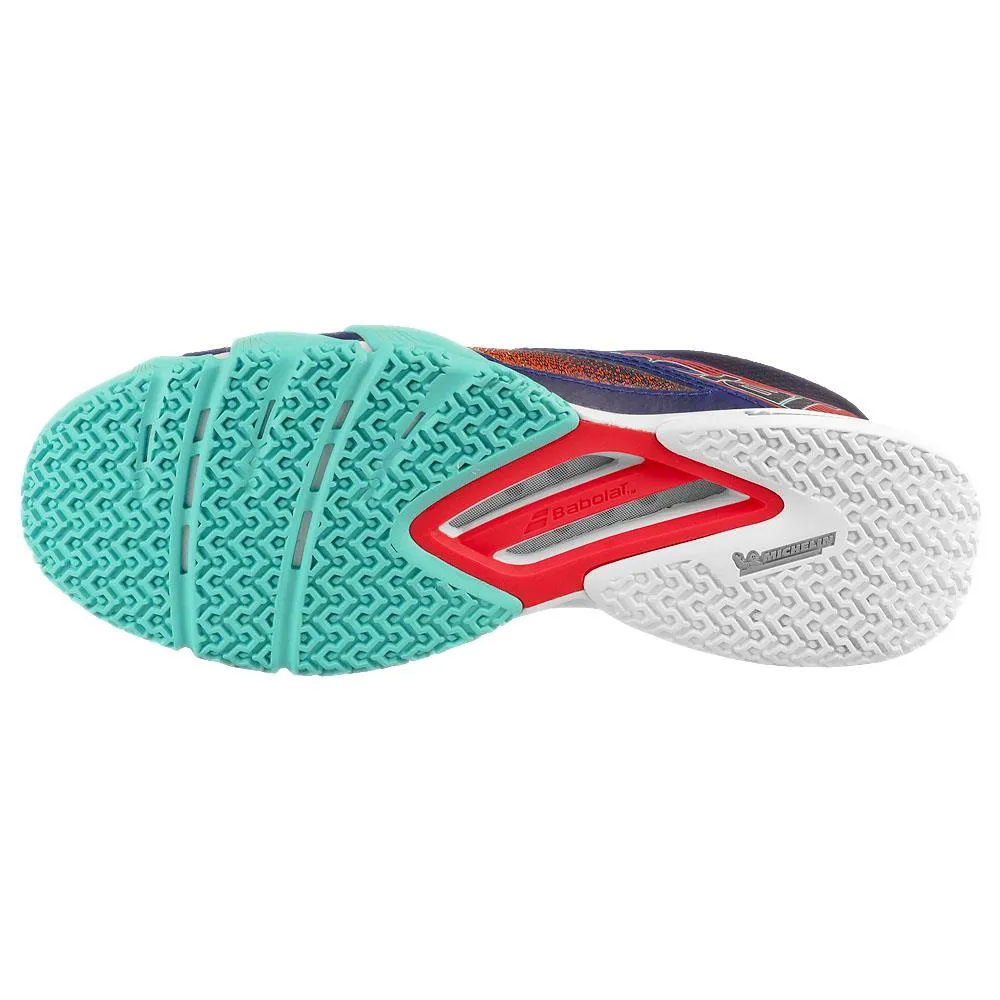 Babolat Men's Jet Premura 2 - Blue/Poppy Red