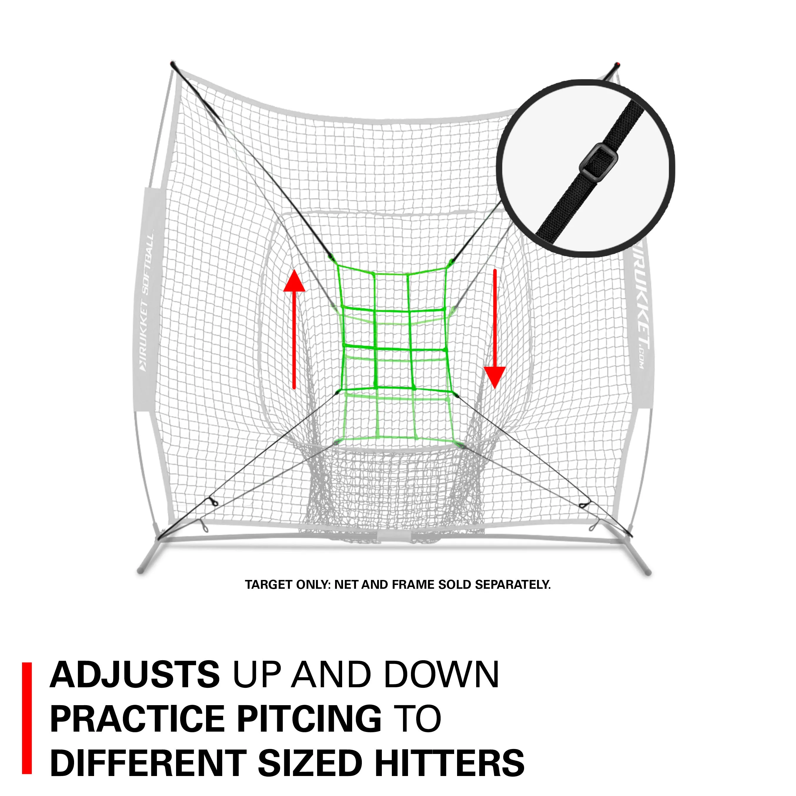 Baseball / Softball Adjustable Pitching Target