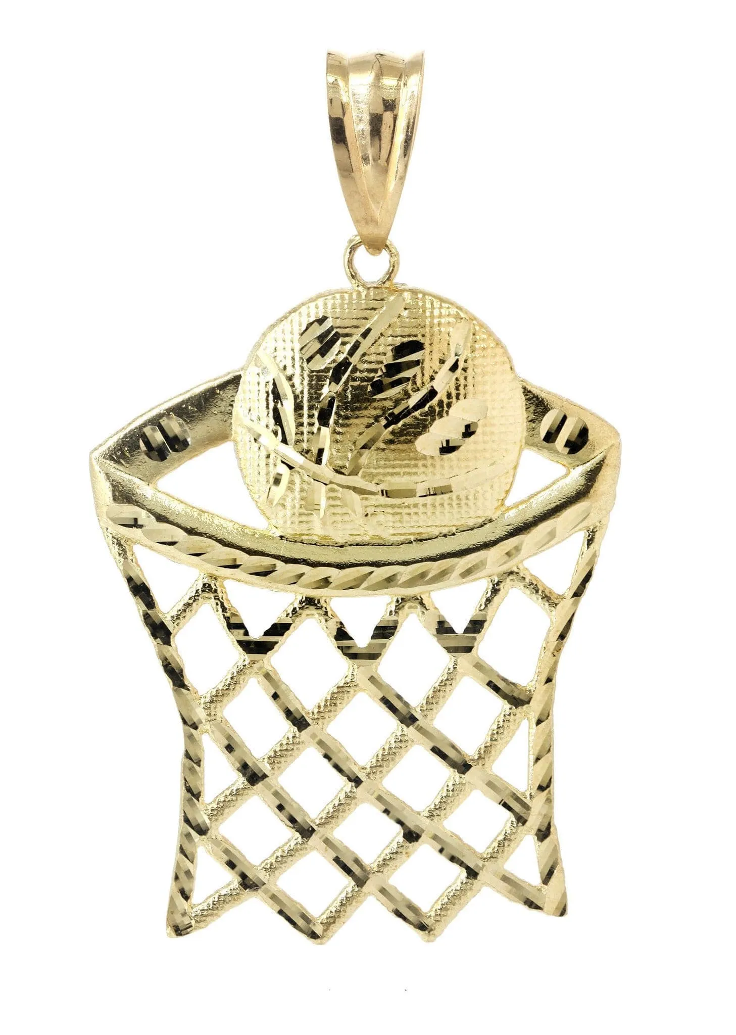 Basketball  10K Gold Pendant | 11.2 Grams