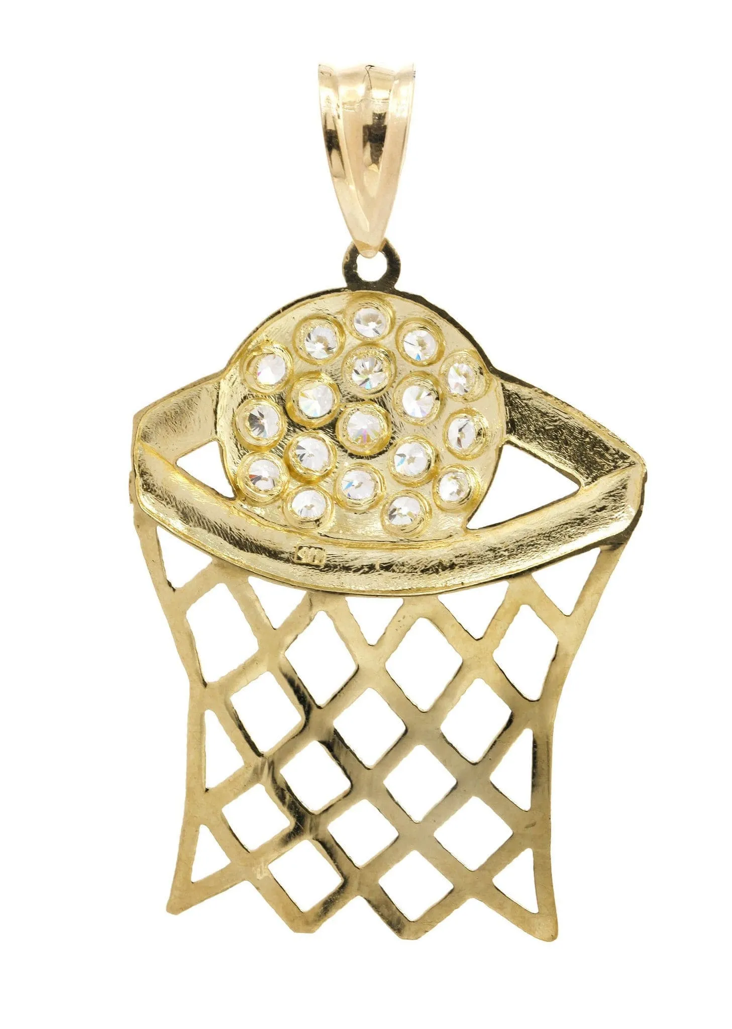 Basketball  10K Gold Pendant | 11.9 Grams