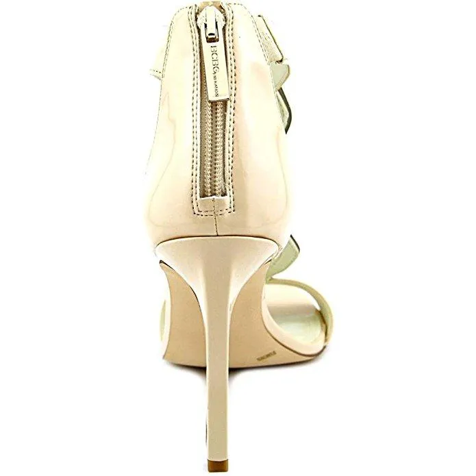 BCBGeneration Cayce Open Toe T-Strap Classic Pumps - Beige (Women)