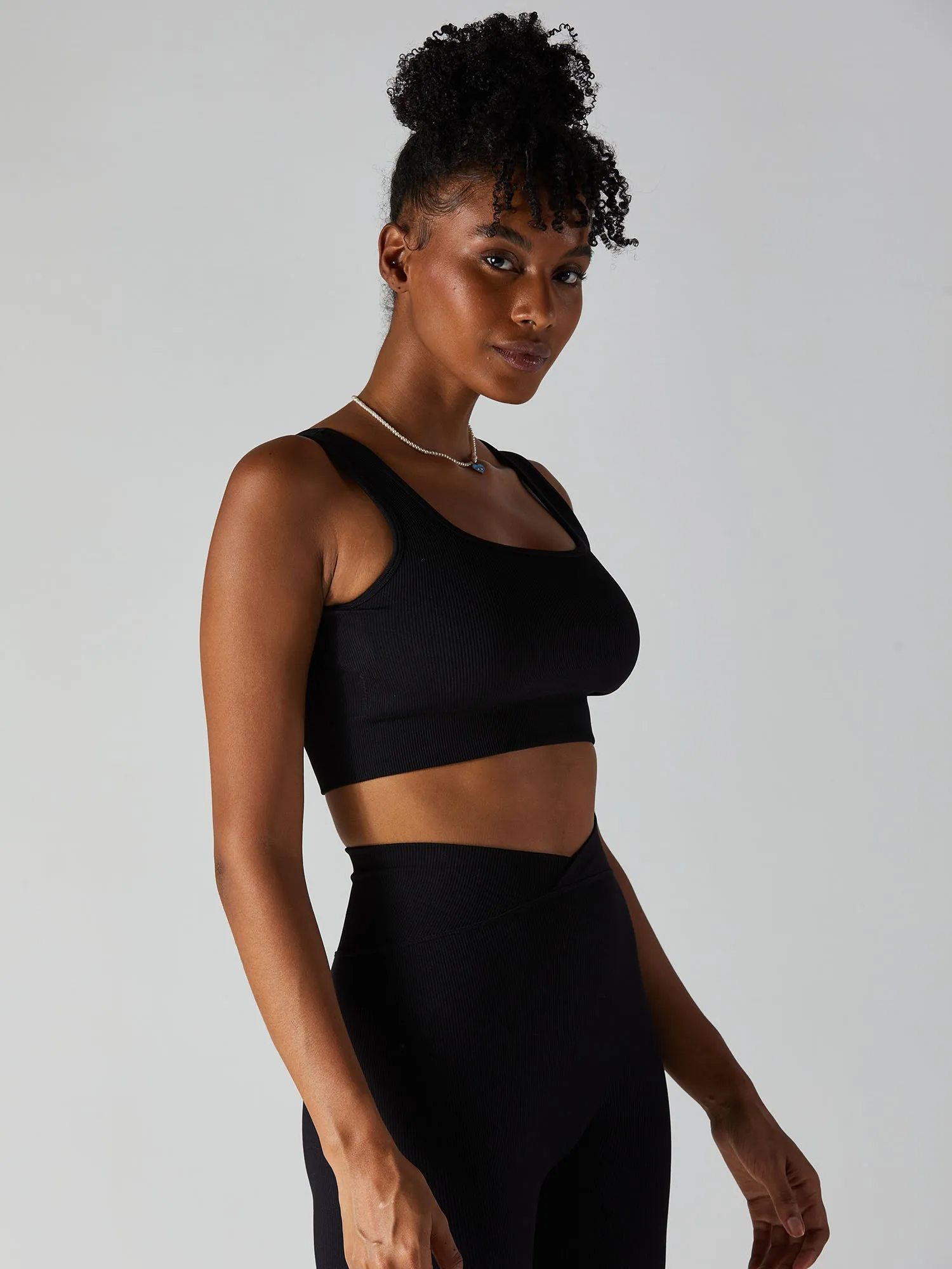 Black Aspire Sports Bra