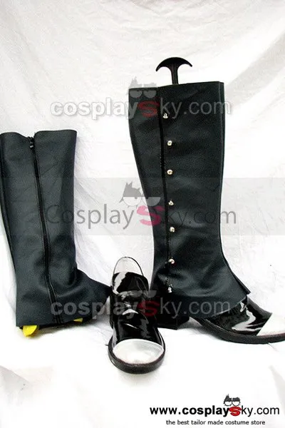 Black Butler Ciel Cosplay Boots Shoes Black Custom-Made