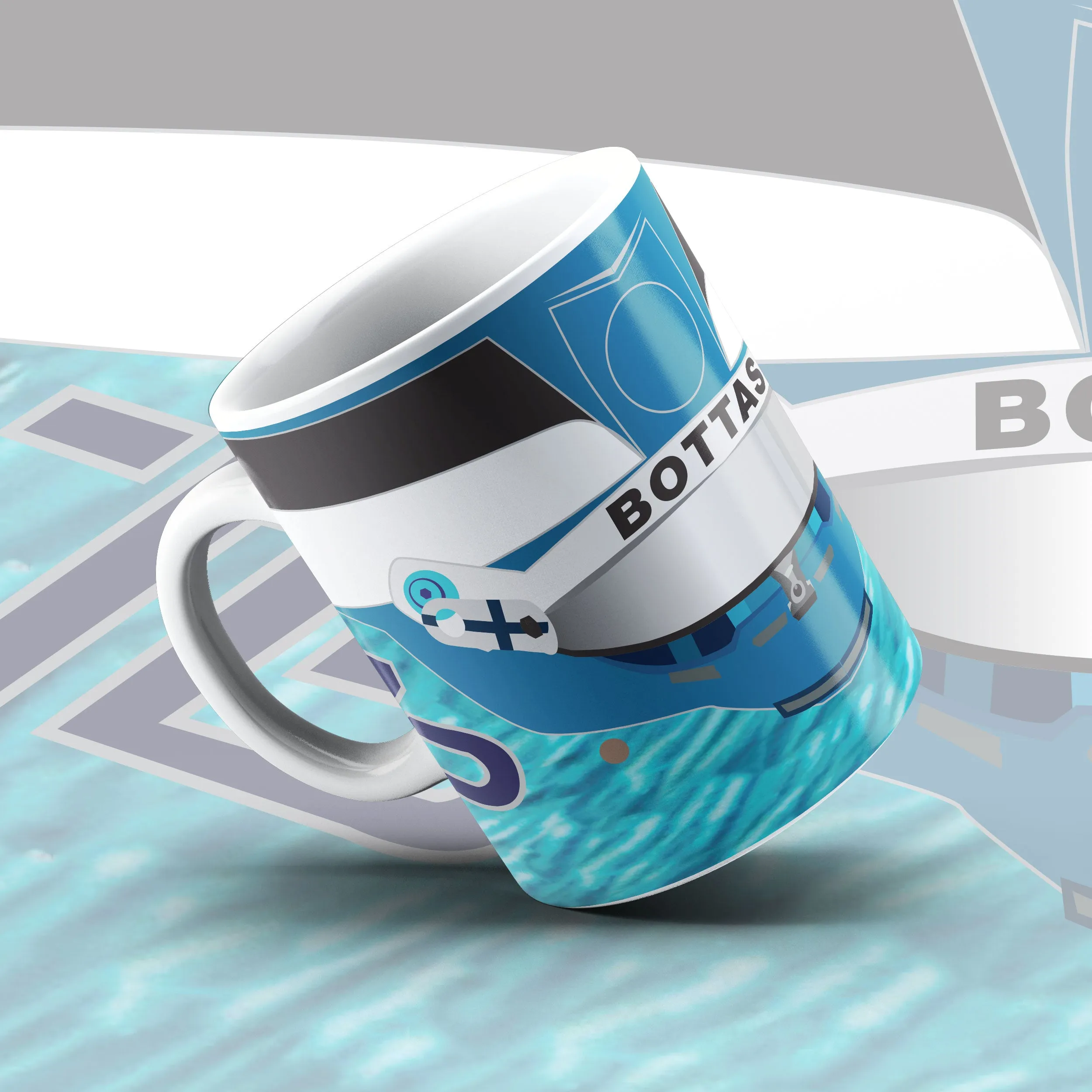 Bottas Helmet Mug