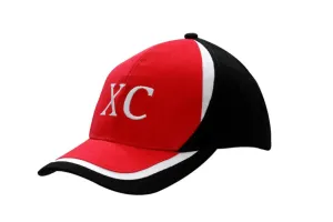 BRUSHED HEAVY COTTON CAP WITH CROWN & PEAK INSERTS