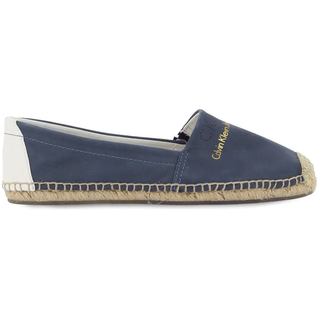 Calvin Klein Women's Gaia Washed Espadrille - Navy