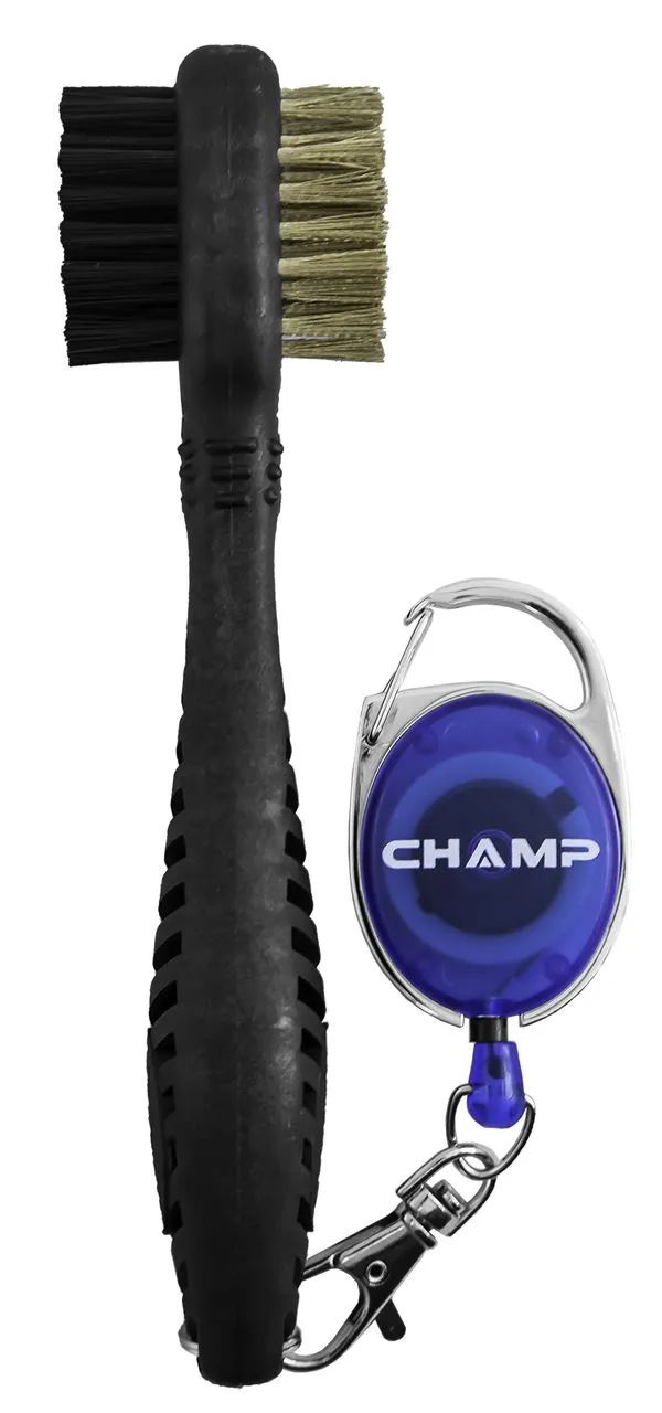 Champ Dual Golf Brush 2 And Zip Line