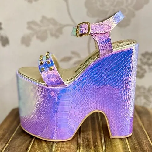 Charlotte ( Platform Wedges Heels, Bridal wear Customised )