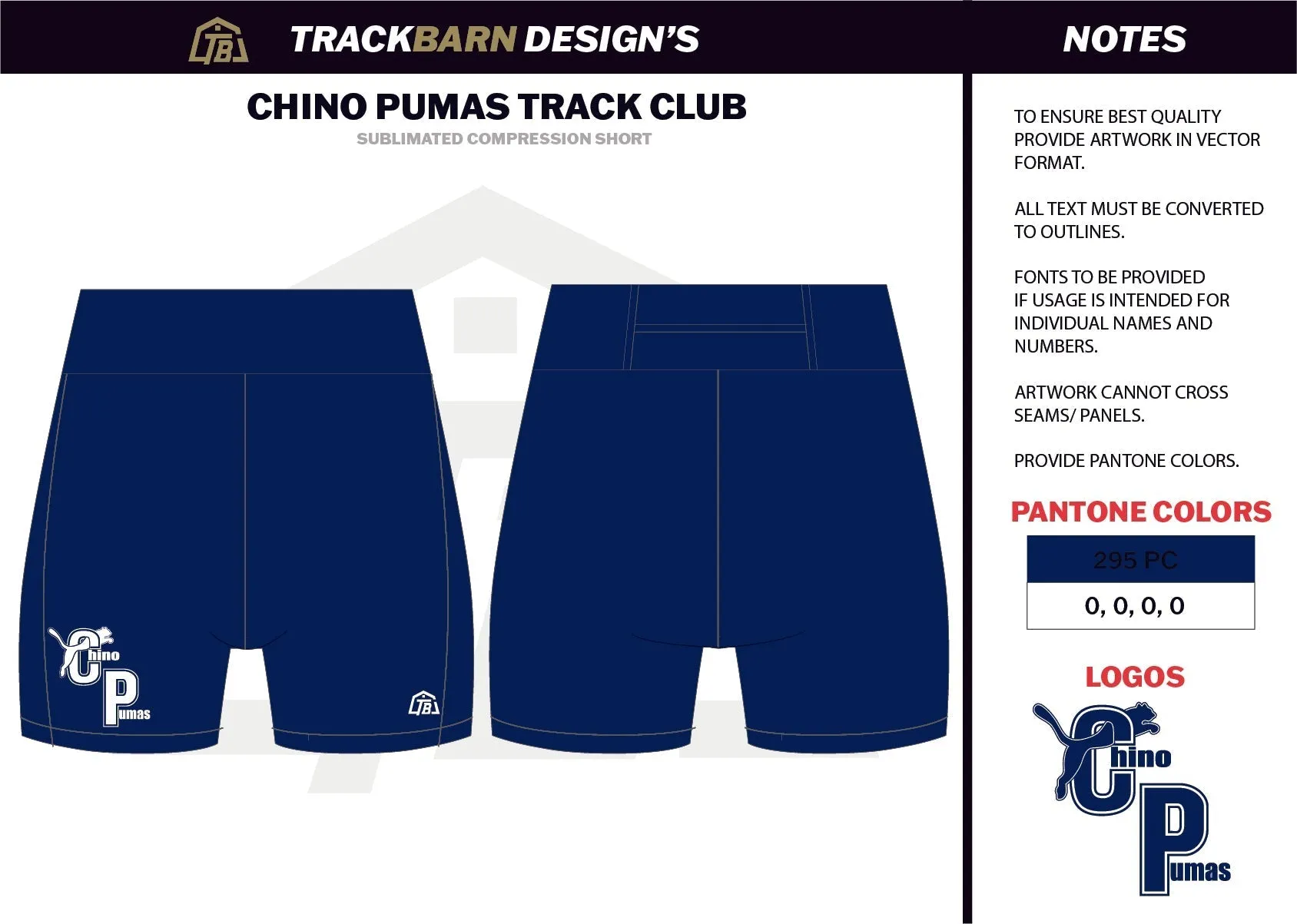 Chino-Pumas- Mens Short Running Tight