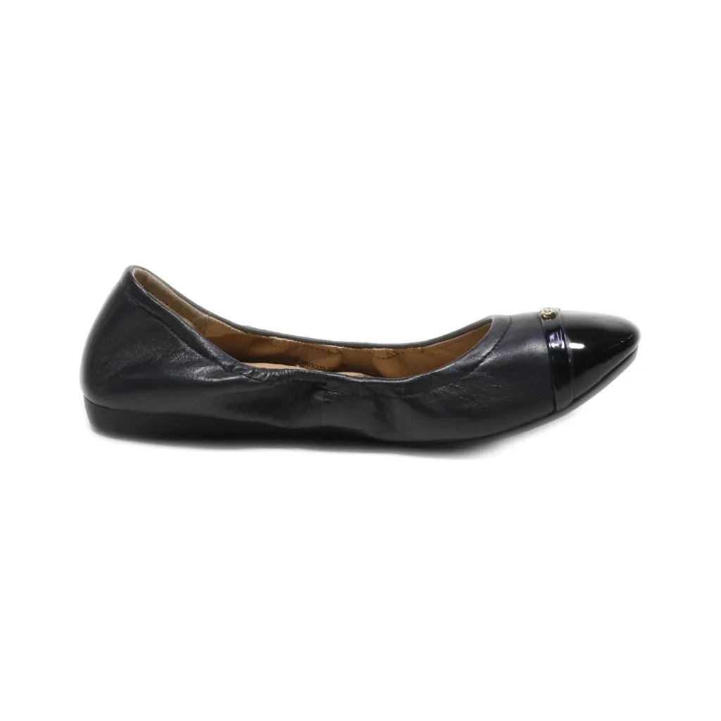 Cole Haan Ballerinas Leather Black Colour For Women