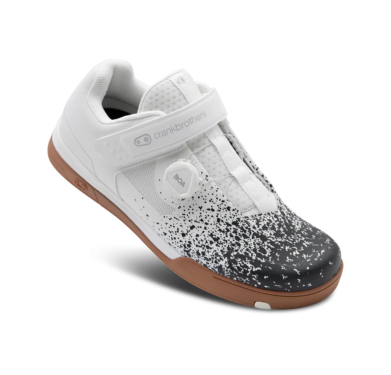 Crank Brothers Mallet BOA Clip-In MTB Shoe - White-Gum-Splatter