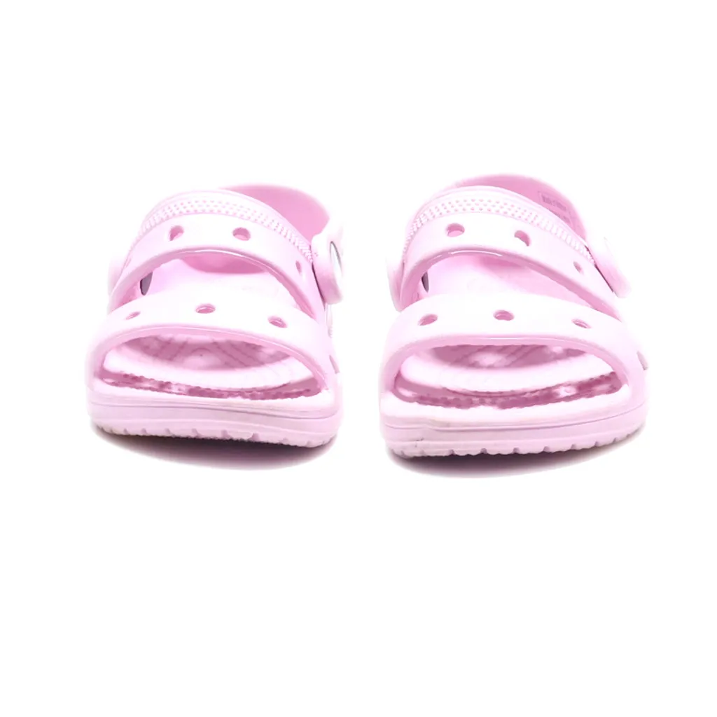 Crocs Classic Flat Sandals Eva Pink Colour For Kids