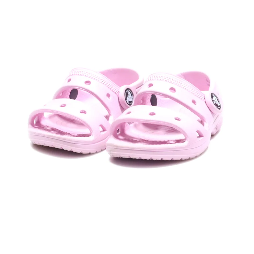 Crocs Classic Flat Sandals Eva Pink Colour For Kids