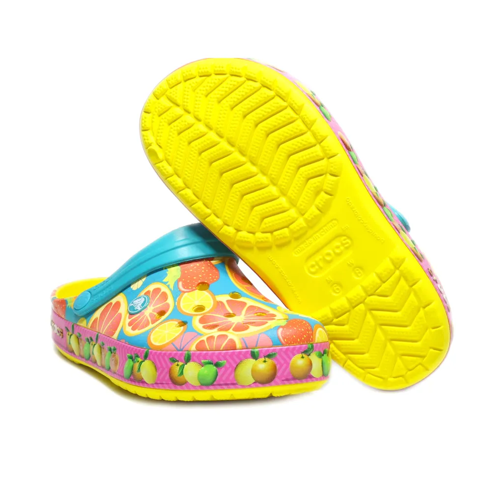 Crocs Crocband Clogs Rubber Multicolour Colour For Women