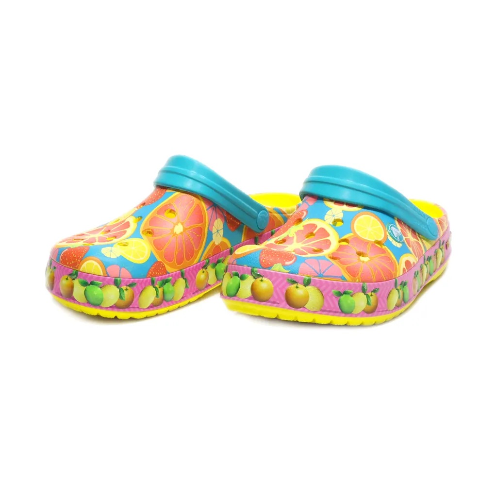 Crocs Crocband Clogs Rubber Multicolour Colour For Women