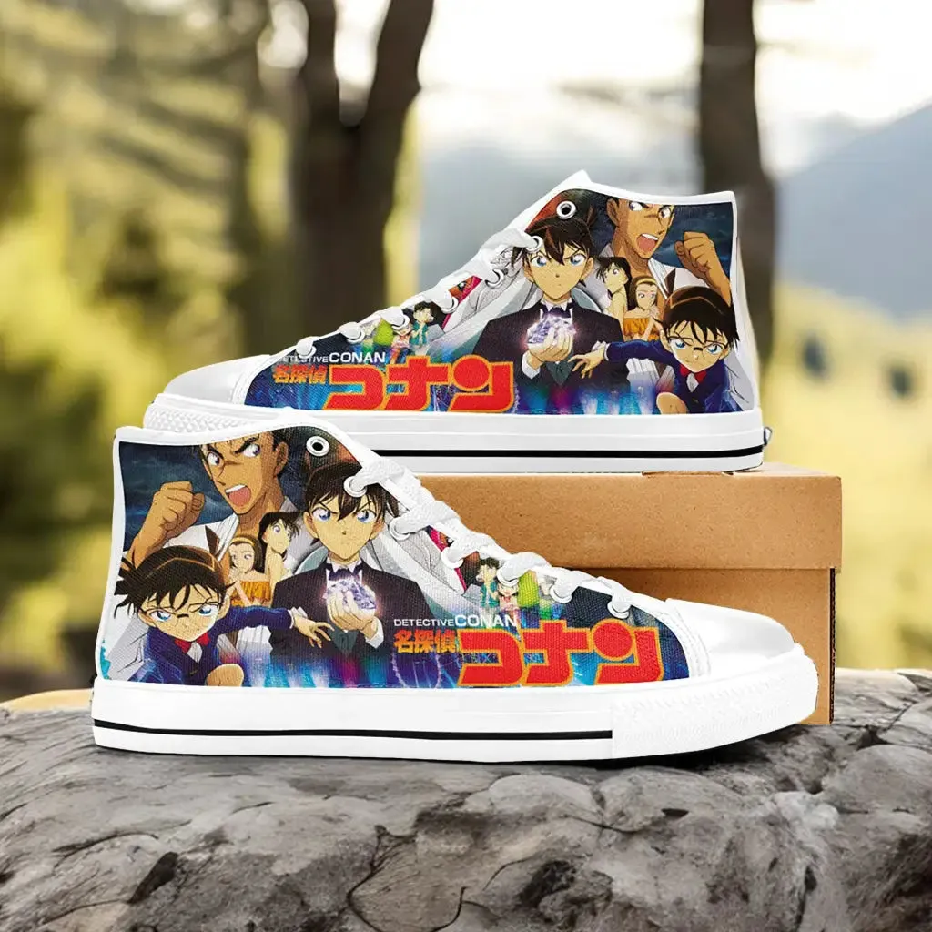 Detective Conan Case Closed  Shoes High Tops Sneakers for Kids and Adults