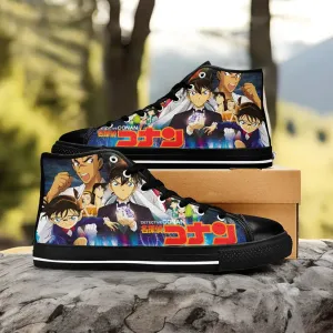 Detective Conan Case Closed  Shoes High Tops Sneakers for Kids and Adults