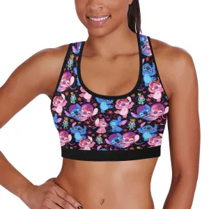 Disney Lilo And Stitch Angel Besties Women's Sports Bra