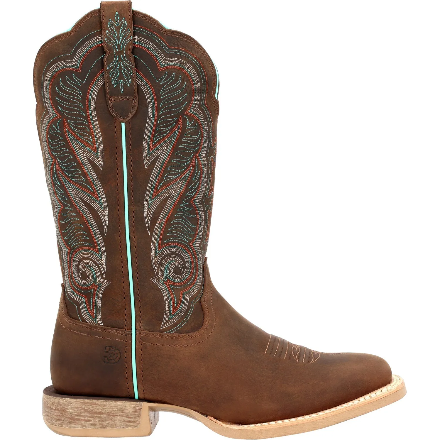 Durango Womens Lady Rebel Pro Juniper Brown Leather Cowboy Boots