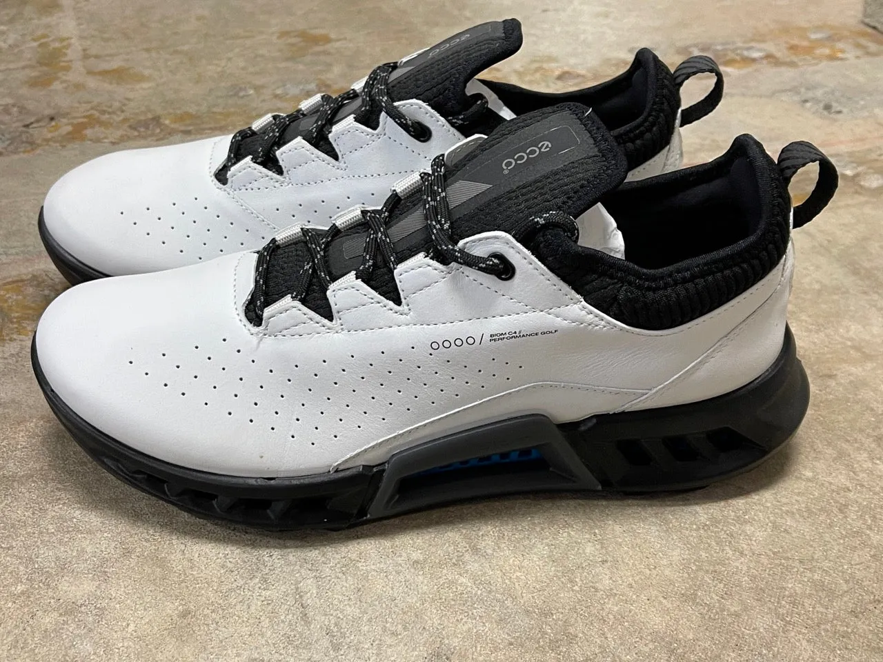 ECCO BIOM C4 Golf Shoes 130404 51227 White/Black