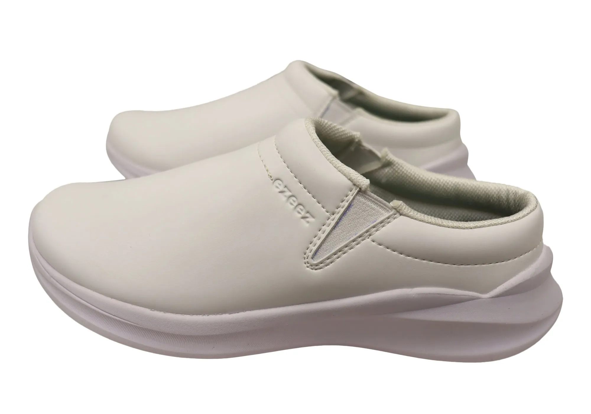 Ezeez Phoebe Womens Comfortable Non Slip Work Shoes Clogs