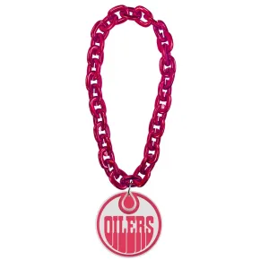 FanFave NHL Edmonton Oilers FanChain Pink/White