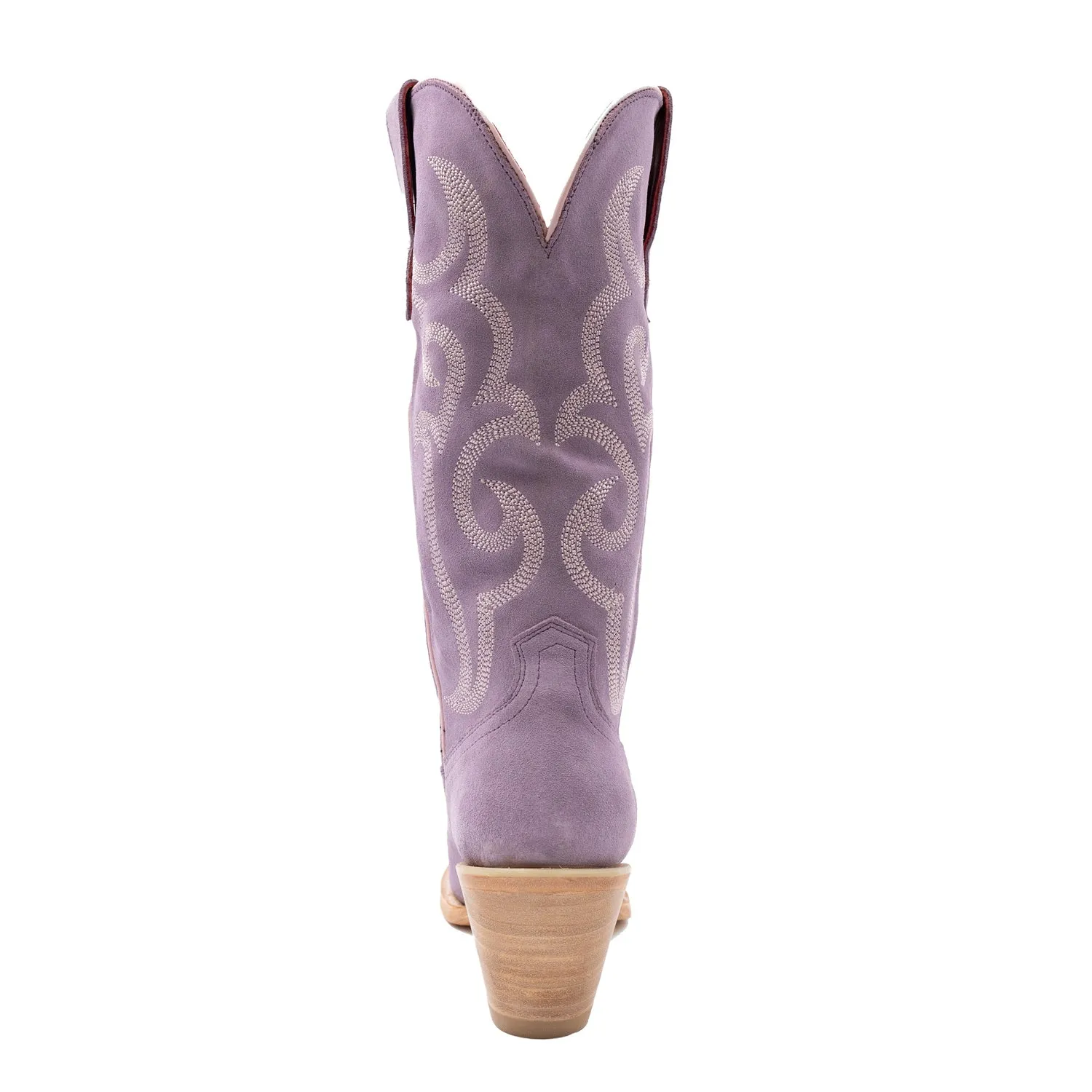 Ferrini Womens Quinn V-Toe Lilac Leather Cowboy Boots