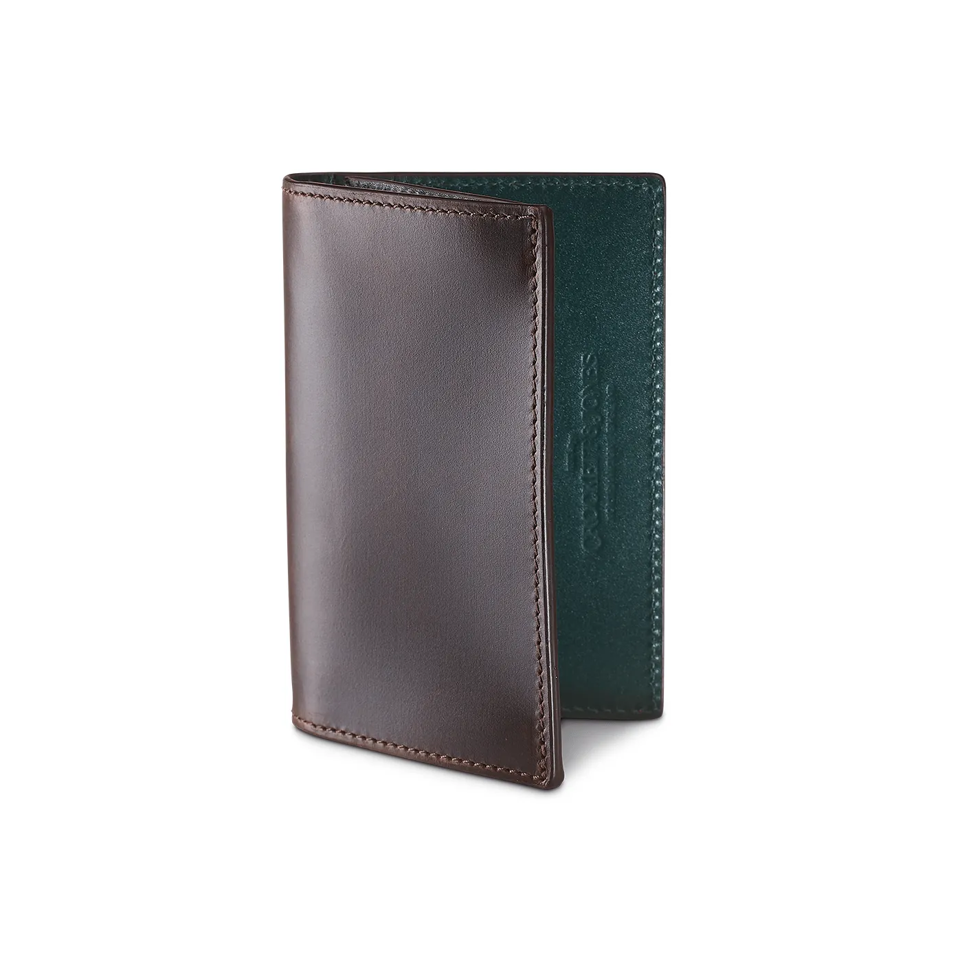 Folded Card Case Coffee Hurricane Hide