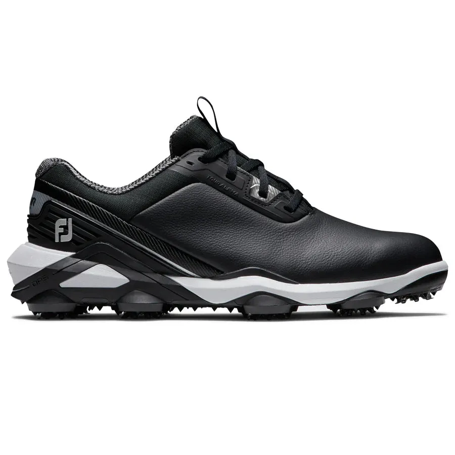 FootJoy Gents Tour Alpha Shoes Black / White / Silver  (Wide)55537