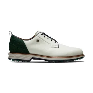 FOOTJOY Harris Tweed Field Men's Spiked Shoes (White/Green)