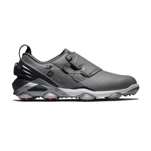 FOOTJOY Tour Alpha BOA Men's Spiked Shoes (Grey/Charcoal/Orange)