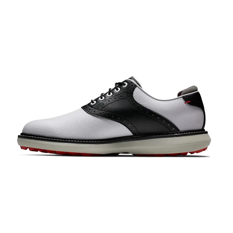 FOOTJOY Traditions Men's Spikeless Shoes (White/Black)