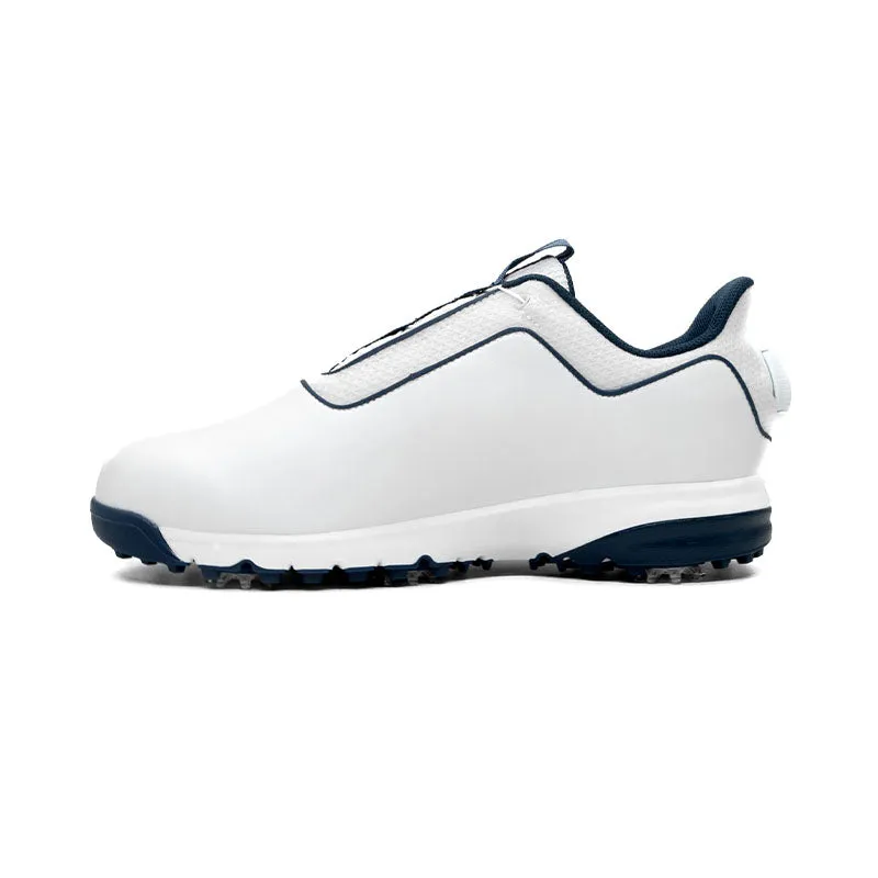 FOOTJOY UltraFit BOA Men's Spiked Shoes (White/Navy/Red)